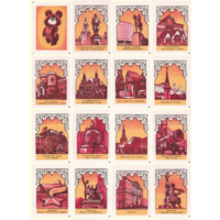 Спичечные этикетки. Сувенирный набор. Москва - столица Олимпиады-80