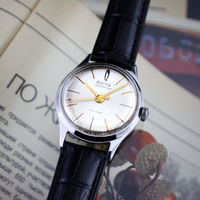 Новая Головка Заводная на Часы Восток прецизионные 2809, Волна, Алмаз.