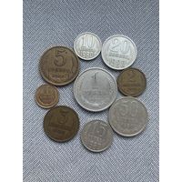 Лот монет СССР 1980 года