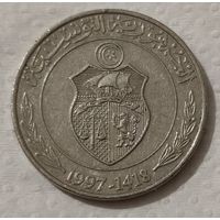 Тунис 1 динар, 1997 (14-15-14)