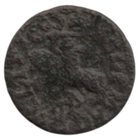 Великое Княжество Литовское, Русское и Жемайтское и Иных Земель. 1 шэляг (солид) 1665. Пагоня.