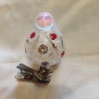 Ёлочные игрушки Матрёшка Девочка на прищепке 0062