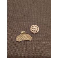 Лунник и навершие на кольцо домонгольского, супер лот, экспресс аукцион с рубля, три дня