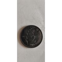 Индия 2 рупеес 2021