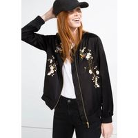 Атласная куртка-бомбер Zara, р.S