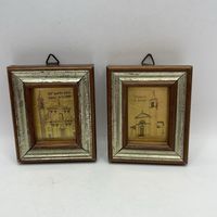 Парные картинки на золоте. Италия. Арт 3098
