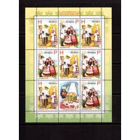 Беларусь-2011,(Мих.876-877) , ** , Костюмы ,  м/л