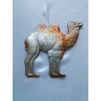 Старинный ёлочный картонаж.Верблюд.Каталог.