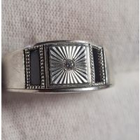 Кольцо печатка серебро 925, С РУБЛЯ! МНОГО ЛОТОВ С РУБЛЯ! лот#1