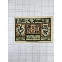 Нотгельд 50 пфеннигов Германия Ильзенбург-0501