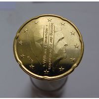 20 евроцентов 2016 Нидерланды UNC из ролла