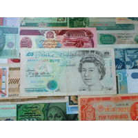 5 фунтов 1990г., АВ 05 611458, подпись Грэм Кентфилд