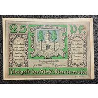 25 пфеннигов Германия 1921 г. Финстервальде (Finsterwalde) нотгельд