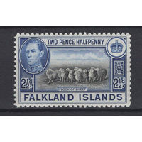 Фолкленды 1938** 2.5d Овцы Георг VI   SG#151