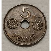 Финляндия 5 пенни, 1941 (2-11-152)