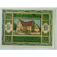 РАСПРОДАЖА!!! - ГЕРМАНИЯ АКЕН (САКСОНИЯ-АНХАЛЬТ) 75 пфеннигов 1921 год - BU!