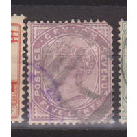 Британские колонии Королева Виктория Известные люди Личности Цейлон 1886 год лот  10