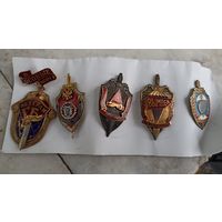 Знаки на силовика, 5 шт в идеальном состоянии