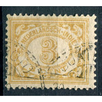 Нидерландская Индия - 1912/14г. - 3 с - 1 марка - гашёная [Mi 111]. #3-WB-87-A-1