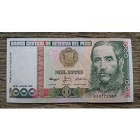Werty71 Перу 1000 инти 1988 аUNC банкнота