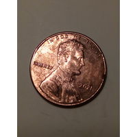 1 цент  США 2021 год