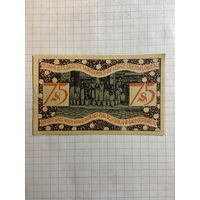 75 пфеннингов (нотгельды) г. Германия.