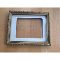 СТАРАЯ РАМКА СО СТЕКЛОМ.