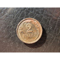 Венгрия. 2 филлера.1938.С 20 копеек. Распродажа коллекции. Смотрите другие лоты.