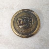 Пуговица мундирная. Германия. ПМВ. Тяжёлый металл. 20,5 мм.
