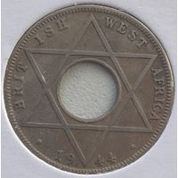 Британская Западная Африка 1/10 пенни 1944 г. В холдере