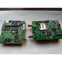 Платы с радиодеталями.