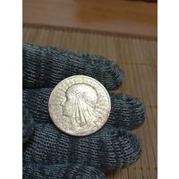 10 ЗЛОТЫХ 1932г.,ОРИГИНАЛ,БЕЗ КЛЕЙМА!В КОЛЛЕКЦИЮ!