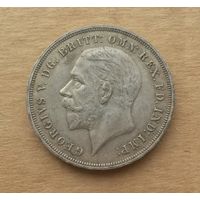 Великобритания, крона 1935 г., серебро 0.500, 25 лет царствования Георга V (1910-1936)