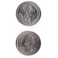 25 центов США 2012 Национальный лес Эль-Юнке (Пуэрто-Рико)  D