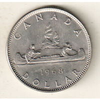 Канада 1 доллар 1968