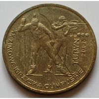 Польша 2 злотых 2006 год "XX зимние Олимпийские игры, Турин 2006"