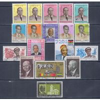 [2814] Африка. Политика.Главы государств. 18 гашеных марок.