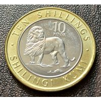 Кения 10 шиллингов, 2018    ( 1-2-8 )