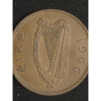 1 пенни ирландия 1966