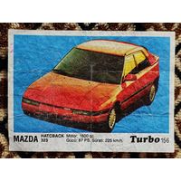 Вкладыш Turbo (Турбо) 3 серия (121-190, Black), номер 156, Mazda 323 hatcback. #1. Возможен небольшой торг.