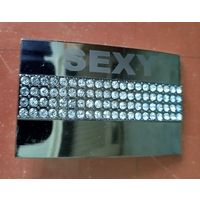 Пряжка женская со стразами SEXY (под ремень шириной 4 см.)(По почте не высылаю !!!)