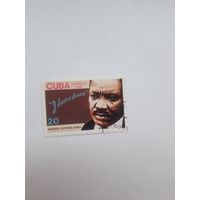 Марки Куба  Лауреат нобелевской премии Мира  1964 М Л Кинг