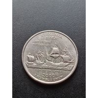США 25 центов  2000 г. D - Вирджиния