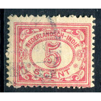 Нидерландская Индия - 1912/14г. - 5 с - 1 марка - гашёная [Mi 113]. #3-WB-87-A-1