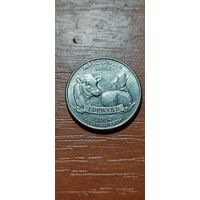 США Штаты и территории 25 центов (квотер) Висконсин 2004