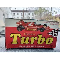 Блок  (коробка)  от  жвачки  Turbo (Турбо) середины  90х  годов без  крышки