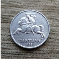 Werty71 Литва 5 центов 1991 Погоня