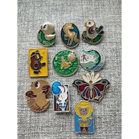 Значки сказки,мультфильмы.
