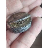 Такая спайка серебряных монет