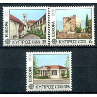 Кипр - 1978г. - Европа, архитектура - 3 марки - полная серия, MLH [Mi 484-486]. #4-B6-112-A-2